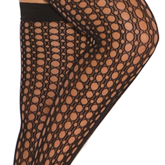 Stretch Crochet Thigh High Stockings - Picture 3 of 4